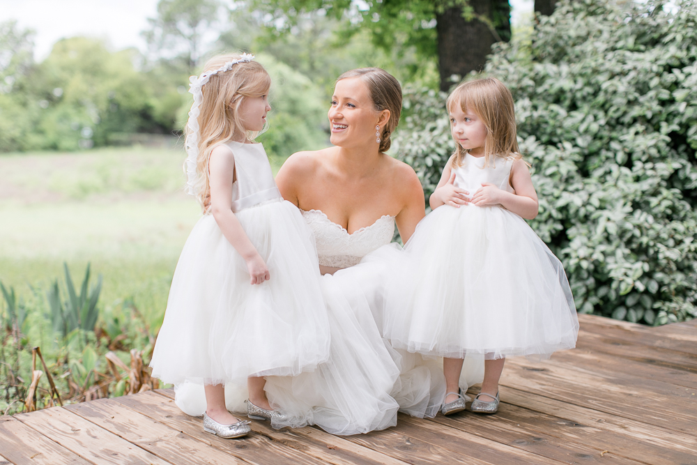 the cutest flower girls at this dallas wedding