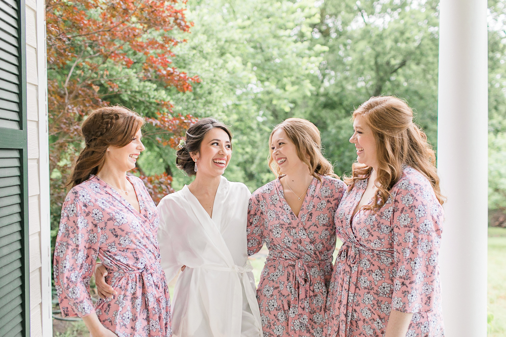 bridesmaid robes, dallas wedding photographer