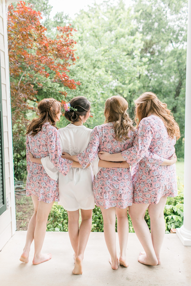 bridesmaid robes, dallas wedding photographer