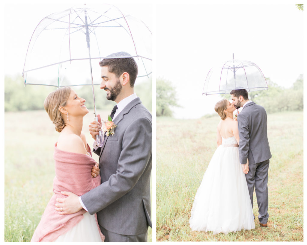 dallas rainy day wedding photos