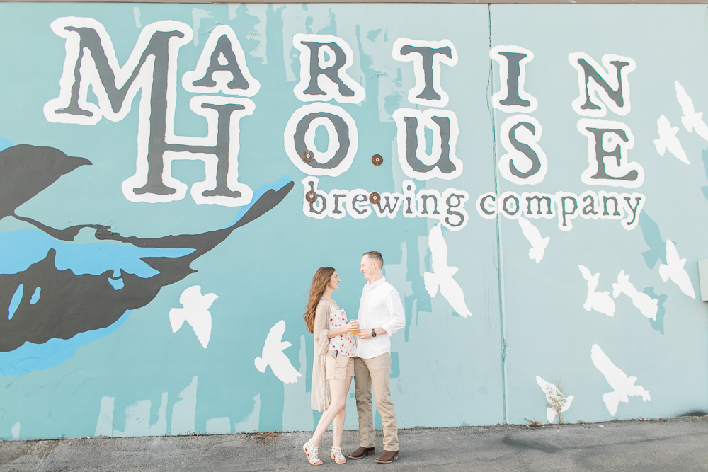 Fort Worth Brewery engagement session