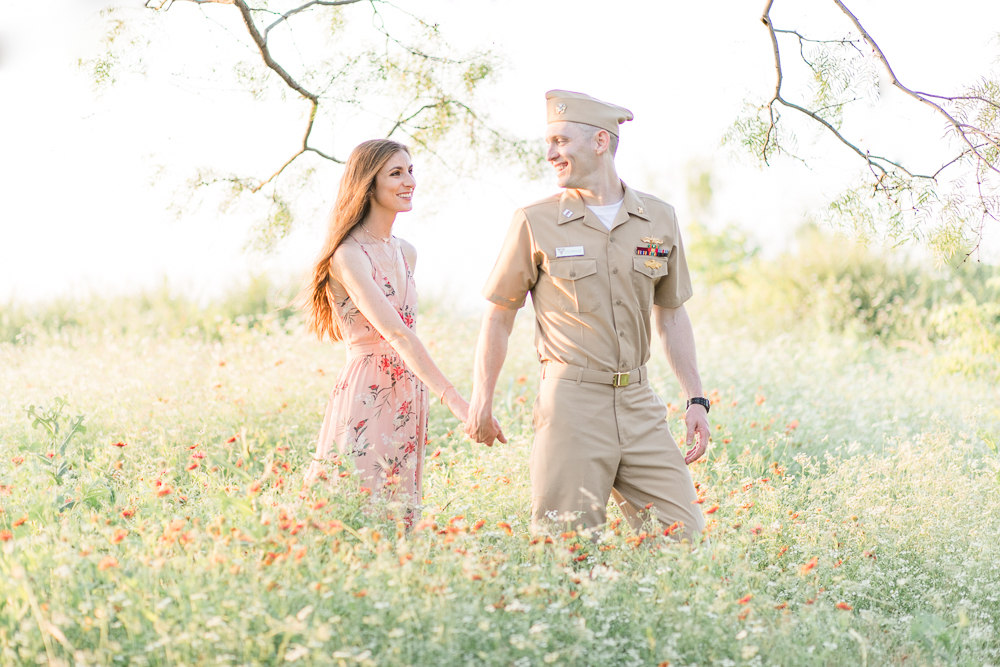 Fort Worth engagement photographer at Tandy Hills