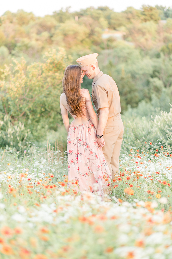 Fort Worth engagement photographer at Tandy Hills