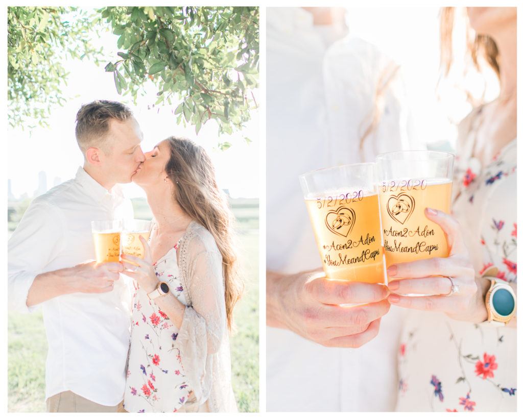 fort worth brewery engagement session