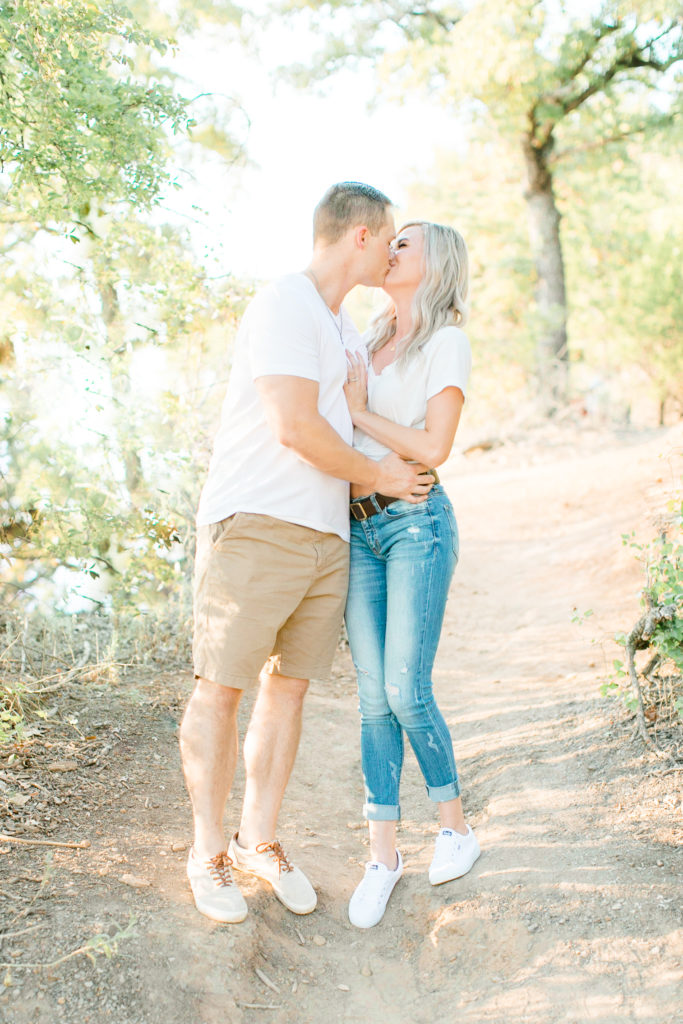 rockledge park engagement session on the lake, dallas wedding photographer